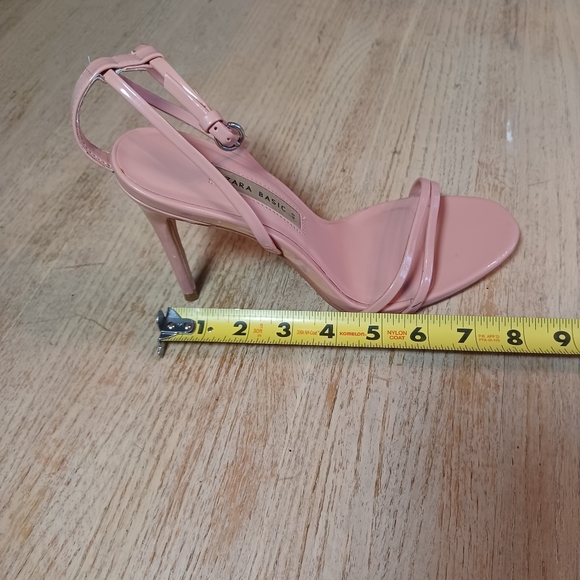 ZARA BASIC COLLECTION HIGH HEELED SANDALS SIZE 40 (9) - Picture 8 of 15